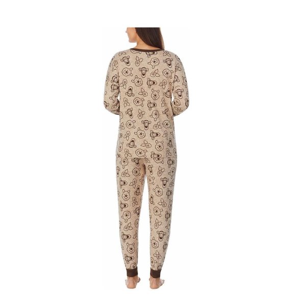 NWT Disney Women 2 Piece Short Sleeve Shirt & Pants Pajama Set Size L $60 FFF179 - Picture 2 of 4